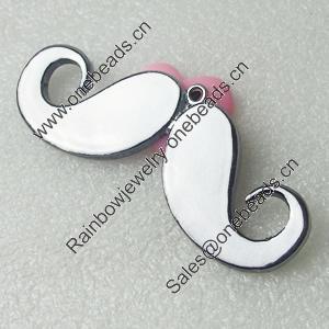 Pendant/Charm, Fashion Zinc Alloy Jewelry Findings, Lead-free, 28x69mm, Sold by Bag