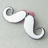 Pendant/Charm, Fashion Zinc Alloy Jewelry Findings, Lead-free, 28x69mm, Sold by Bag