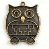 Pendant/Charm. Fashion Zinc Alloy Jewelry Findings. Lead-free. Animal 27x33mm Sold by Bag			