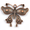 Pendant/Charm. Fashion Zinc Alloy Jewelry Findings. Lead-free. Animal 39x46mm Sold by Bag			
