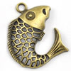 Pendant/Charm. Fashion Zinc Alloy Jewelry Findings. Lead-free. Animal 35x44mm Sold by Bag			
