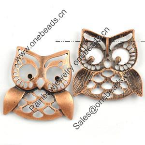 Pendant/Charm. Fashion Zinc Alloy Jewelry Findings. Lead-free. Animal 49x49mm Sold by Bag			