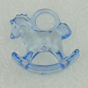 Animal Acrylic Pendant/Drop 25x25mm Hole:6.5mm Sold by Bag