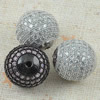 Copper Zircon Beads, Fashion jewelry findings, A Grade Round 14mm, Sold by PC
