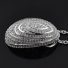 Copper Zircon Pendant, Fashion jewelry findings, A Grade Flat Oval 13x23mm, Sold by PC
