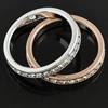 Copper Zircon Donut, Fashion jewelry findings, A Grade 13.5mm, Sold by PC
