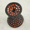Copper Zircon Beads, Fashion jewelry findings, A Grade 8mm, Sold by PC
