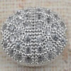 Copper Zircon Beads, Fashion jewelry findings, A Grade Oval 10x14mm, Sold by PC
