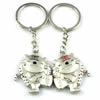 Zinc Alloy Lover keyring, Pendant Size 25mm-40mm, Length Approx:3.5inch-4inch, Sold by Pair