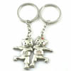 Zinc Alloy Lover keyring, Pendant Size 25mm-40mm, Length Approx:3.5inch-4inch, Sold by Pair
