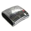 Slider, Zinc Alloy Bracelet Findinds,Lead-free, 25x15mm, Hole size:10x10mm, Sold by Bag
