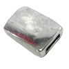 Slider, Zinc Alloy Bracelet Findinds, Lead-free, 18x11mm, Hole size:6x2mm, Sold by KG
