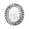 Slider, Zinc Alloy Bracelet Findinds, Lead-free, 18x19mm, Hole size:10x6mm, Sold by KG
