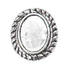 Slider, Zinc Alloy Bracelet Findinds, Lead-free, 18x19mm, Hole size:10x6mm, Sold by KG