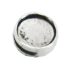Slider, Zinc Alloy Bracelet Findinds, Lead-free, 12x12mm, Hole size:8x2mm, Sold by KG