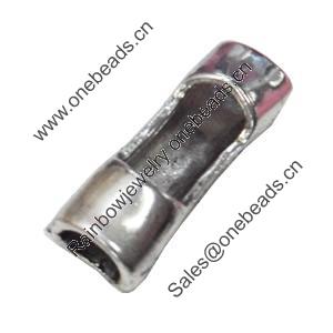 Slider, Zinc Alloy Bracelet Findinds, Lead-free, 38x13mm, Hole size:9.8x6.5mm, Sold by KG 