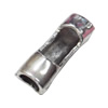 Slider, Zinc Alloy Bracelet Findinds, Lead-free, 38x13mm, Hole size:9.8x6.5mm, Sold by KG 
