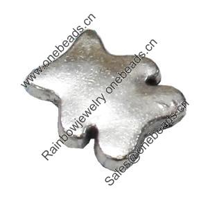 Slider, Zinc Alloy Bracelet Findinds, Lead-free, 12x10mm, Hole size:4x2mm, Sold by KG 