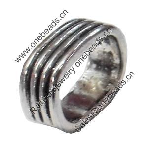 Slider, Zinc Alloy Bracelet Findinds, Lead-free, 14x5mm, Hole size:11x7mm, Sold by KG