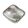 Slider, Zinc Alloy Bracelet Findinds, Lead-free, 10X10mm, Hole size:4X2mm, Sold by KG 
