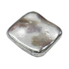 Slider, Zinc Alloy Bracelet Findinds, Lead-free, 10X10mm, Hole size:4X2mm, Sold by KG 