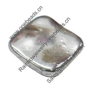 Slider, Zinc Alloy Bracelet Findinds, Lead-free, 10X10mm, Hole size:4X2mm, Sold by KG 