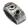 Slider, Zinc Alloy Bracelet Findinds, Lead-free, 13x6mm, Hole size:11x7mm, Sold by KG 

