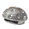 Slider, Zinc Alloy Bracelet Findinds, Lead-free, 22x5mm, Hole size:14x2mm, Sold by KG