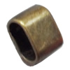 Slider, Zinc Alloy Bracelet Findinds, Lead-free, 12x8mm, Hole size:10x7mm, Sold by KG
