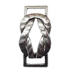 Slider, Zinc Alloy Bracelet Findinds, Lead-free, 43x22mm, Hole size:13mm, Sold by KG