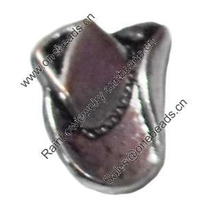 Slider, Zinc Alloy Bracelet Findinds, Lead-free, 14x11mm, Hole size:2mm, Sold by KG 