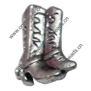 Slider, Zinc Alloy Bracelet Findinds, Lead-free, 15x15mm, Hole size:2mm, Sold by KG 