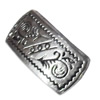 Slider, Zinc Alloy Bracelet Findinds, Lead-free, 8x18mm, Hole size:2mm, Sold by KG 