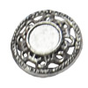 Slider, Zinc Alloy Bracelet Findinds, Lead-free, 19x19mm, Hole size:2mm, Sold by KG
