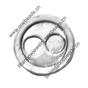 Button，Fashion Zinc Alloy Jewelry Findings. Lead-free. 18x18mm. Hole:6mm. Sold by Bag