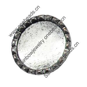 Slider, Zinc Alloy Bracelet Findinds, Lead-free, 22x22mm, Hole size:2.5mm, Sold by KG