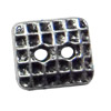 Button，Fashion Zinc Alloy Jewelry Findings. Lead-free. 14x12mm. Hole:2mm. Sold by Bag
