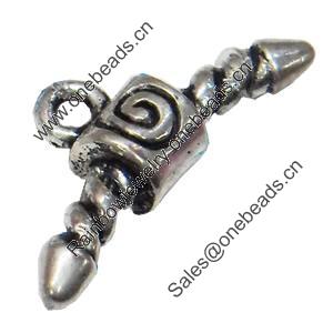 Zinc Alloy Cord End Caps. Fashion Jewelry findings. 21x3mm Sold by Bag