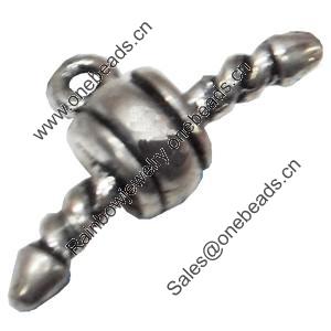 Zinc Alloy Cord End Caps. Fashion Jewelry findings. 21x3mm Sold by Bag