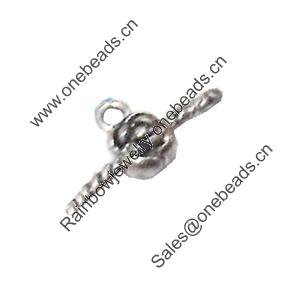 Zinc Alloy Cord End Caps. Fashion Jewelry findings. 21x2mm Sold by Bag