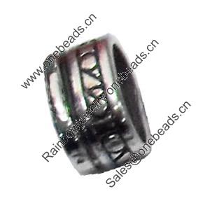 Slider, Zinc Alloy Bracelet Findinds, Lead-free, 13x7mm, Hole size:10.5x7mm, Sold by Bag