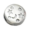 Slider, Zinc Alloy Bracelet Findinds, Lead-free, 17x17mm, Hole size:11x2.5mm, Sold by KG

