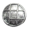 Slider, Zinc Alloy Bracelet Findinds, Lead-free, 17x17mm, Hole size:11x2.5mm, Sold by KG

