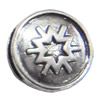 Slider, Zinc Alloy Bracelet Findinds, Lead-free, 17x17mm, Hole size:11x2.5mm, Sold by KG
