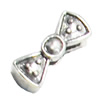 Slider, Zinc Alloy Bracelet Findinds, Lead-free, 18x7mm, Hole size:11.5x2.5mm, Sold by KG