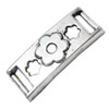 Slider, Zinc Alloy Bracelet Findinds, Lead-free, 42x22mm,  Sold by KG
