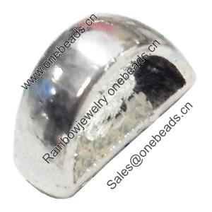 Slider, Zinc Alloy Bracelet Findinds, Lead-free, 35x8mm, Hole size:12mm, Sold by KG 