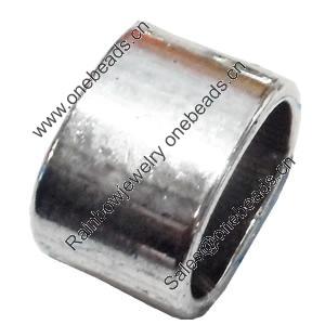 Slider, Zinc Alloy Bracelet Findinds, Lead-free, 14x9mm, Hole size:11.5x7.5mm, Sold by KG