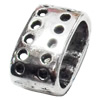 Slider, Zinc Alloy Bracelet Findinds, Lead-free, 15x9mm, Hole size:12x6mm, Sold by KG
