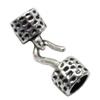 Clasps. Fashion Zinc Alloy Jewelry Findings. Lead-free. 35x12mm. Hole:9x7mm. Sold by KG
